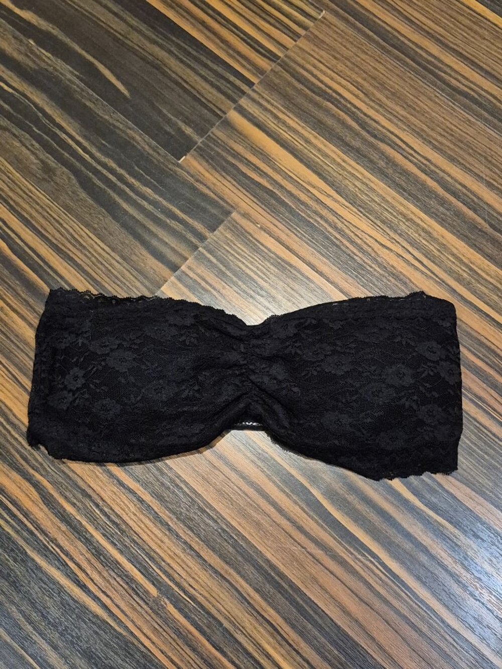 Black Lace Strapless Bandeau Bra - Women Intimates